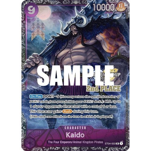 Kaido (CS 2023 Trophy Card) [2nd Place] (ST04 - 003) [One Piece Promotion Cards] - PokéBox Australia