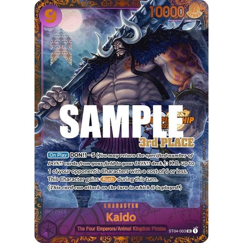 Kaido (CS 2023 Trophy Card) [3rd Place] (ST04 - 003) [One Piece Promotion Cards] - PokéBox Australia