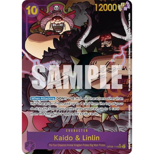 Kaido & Linlin (Parallel) (OP08 - 119) [Two Legends] - PokéBox Australia