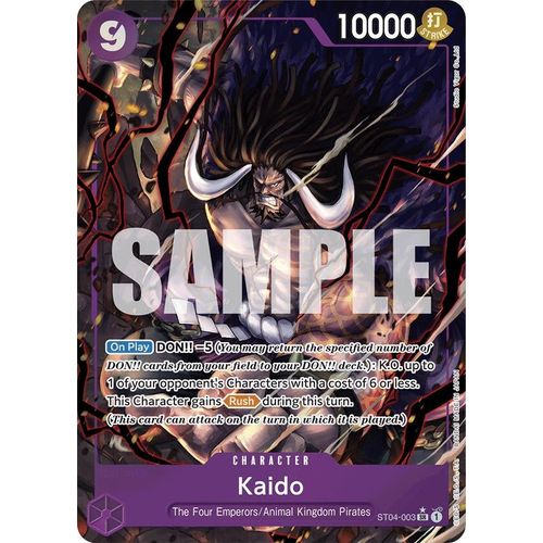 Kaido (ST04 - 003) (Alternate Art) (ST04 - 003) [Premium Booster - The Best - ] - PokéBox Australia