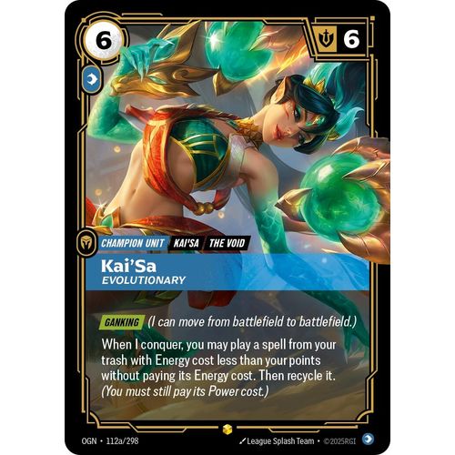 Kai'Sa - Evolutionary (Alternate Art) (112a/298) (Origins) - PokéBox Australia