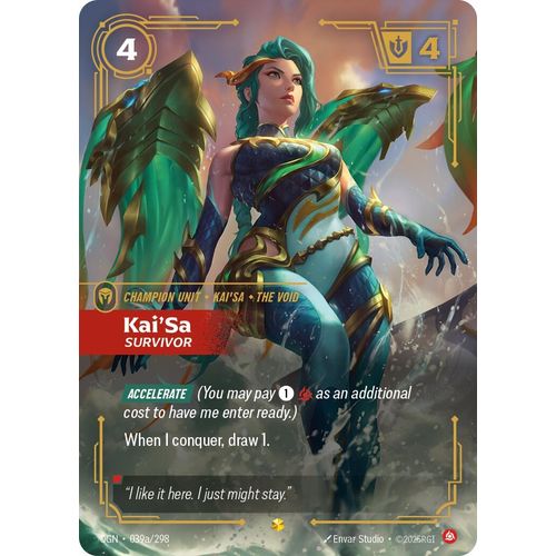 Kai'Sa - Survivor (Alternate Art) (039a/298) (Origins) - PokéBox Australia