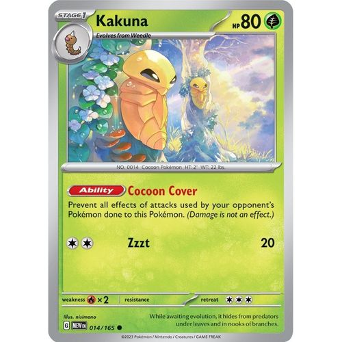 Kakuna (014/165) [SV: Scarlet & Violet 151] - PokéBox Australia
