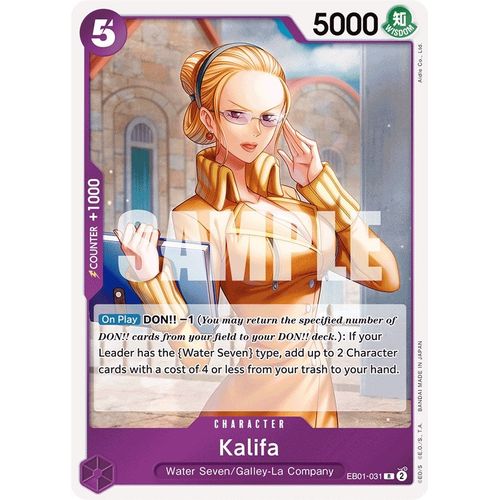 Kalifa (EB01 - 031) [Extra Booster: Memorial Collection] - PokéBox Australia