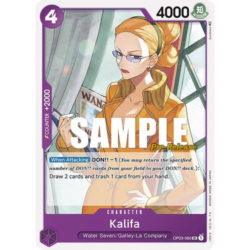 Kalifa (OP03 - 060) [Pillars of Strength Pre - Release Cards] - PokéBox Australia