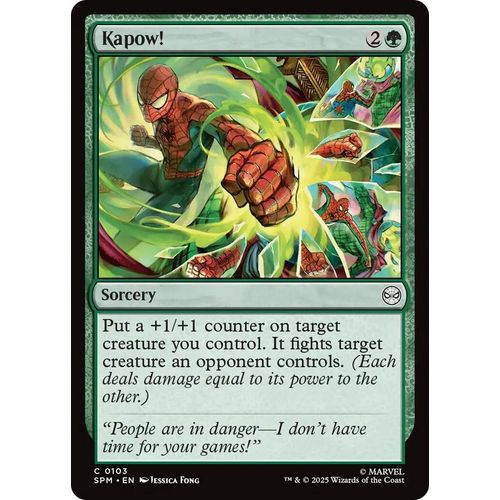 Kapow! (103) (Marvel's Spider - Man) - PokéBox Australia