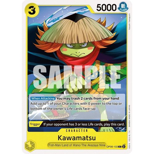 Kawamatsu (OP06 - 103) [Wings of the Captain] - PokéBox Australia