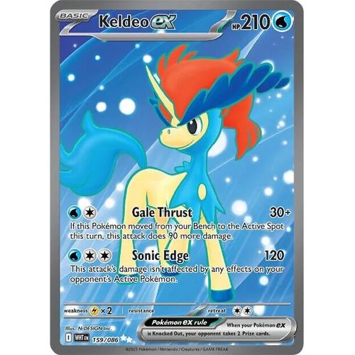 Keldeo ex (159/086) (SV: White Flare) - PokéBox Australia