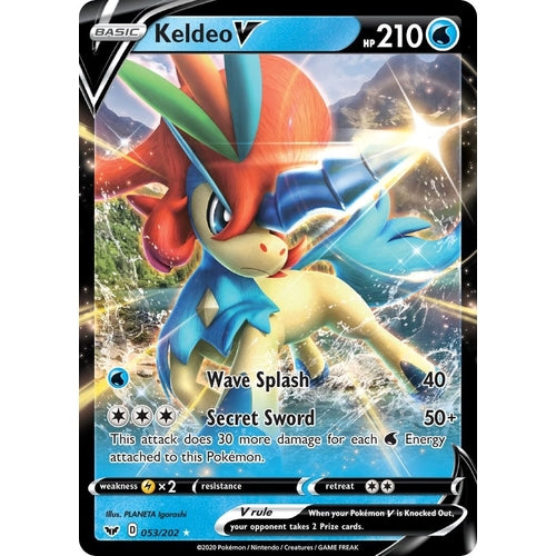 Keldeo V (053/202) (SWSH01: Sword & Shield Base Set) - PokéBox Australia