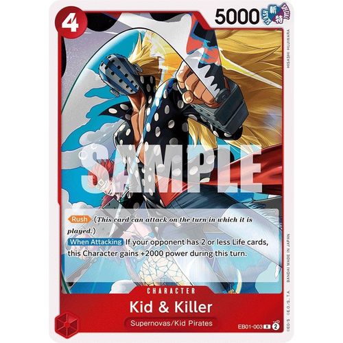 Kid & Killer (EB01 - 003) [Extra Booster: Memorial Collection] - PokéBox Australia