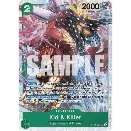 Kid & Killer (ST24 - 002) [Starter Deck 24: GREEN Jewelry Bonney] - PokéBox Australia