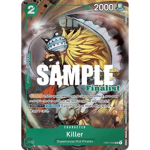 Killer (CS 2023 Top Players Pack) [Finalist] (OP01 - 039) [One Piece Promotion Cards] - PokéBox Australia