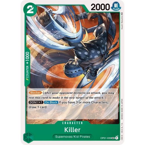 Killer (OP01 - 039) [Romance Dawn] - PokéBox Australia