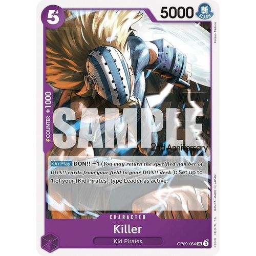 Killer (OP09 - 064) [Emperors in the New World: 2nd Anniversary Tournament Cards] - PokéBox Australia