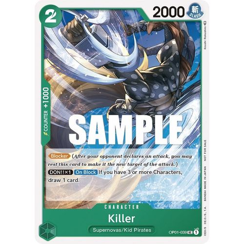 Killer (Promotion Pack 2023) (OP01 - 039) [One Piece Promotion Cards] - PokéBox Australia