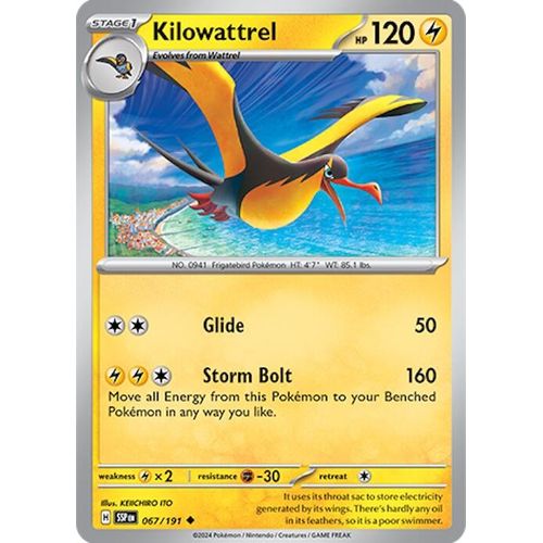 Kilowattrel (067/191) [SV08: Surging Sparks] - PokéBox Australia