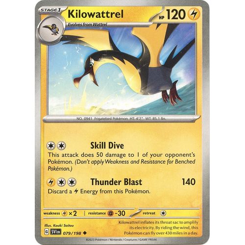 Kilowattrel (079/198) [SV01: Scarlet & Violet Base Set] - PokéBox Australia