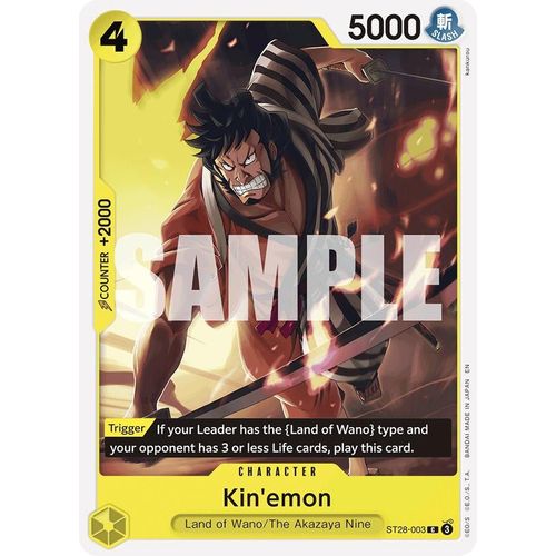Kin'emon (ST28 - 003) [Starter Deck 28: GREEN/YELLOW Yamato] - PokéBox Australia