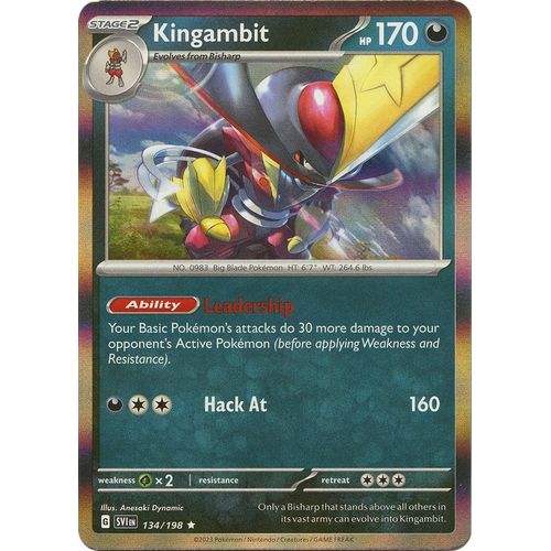 Kingambit (134/198) [SV01: Scarlet & Violet Base Set] - PokéBox Australia