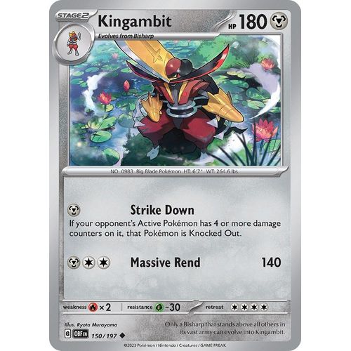 Kingambit (150/197) [SV03: Obsidian Flames] - PokéBox Australia