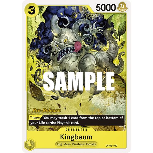 Kingbaum (OP03 - 100) [Pillars of Strength Pre - Release Cards] - PokéBox Australia