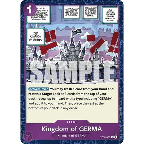Kingdom of GERMA (Jolly Roger Foil) (OP06 - 079) [Premium Booster - The Best - ] - PokéBox Australia