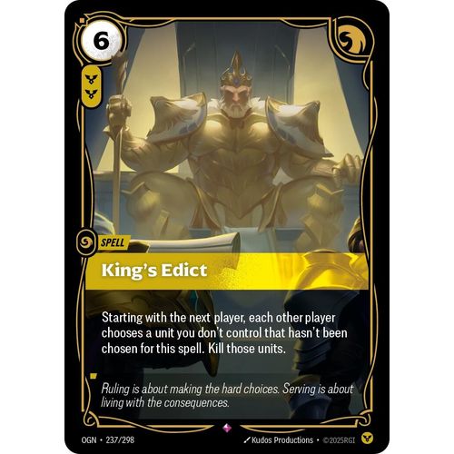 King's Edict (237/298) (Origins) - PokéBox Australia