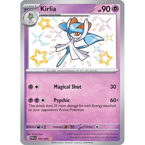 Kirlia (154/091) [SV: Paldean Fates] - PokéBox Australia