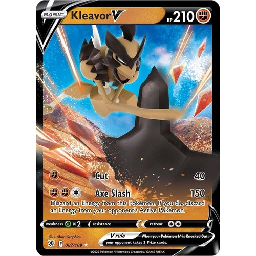 Kleavor V (087/189) (SWSH10: Astral Radiance) - PokéBox Australia
