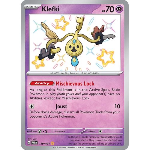 Klefki (159/091) [SV: Paldean Fates] - PokéBox Australia