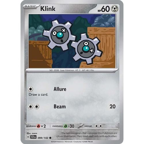 Klink (099/142) [SV07: Stellar Crown] - PokéBox Australia