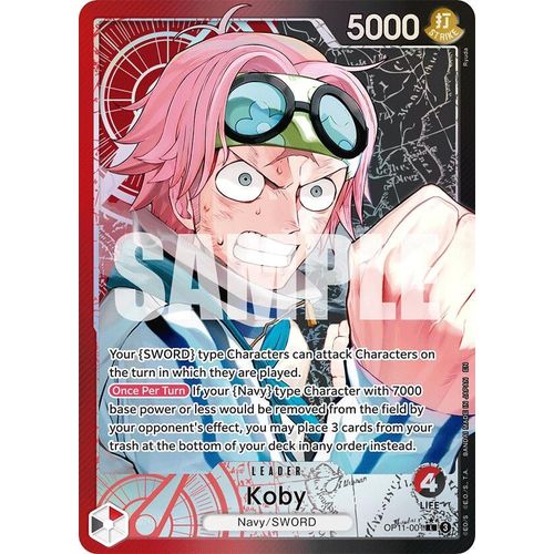 Koby (001) (Alternate Art) (OP11 - 001) [A Fist of Divine Speed] - PokéBox Australia