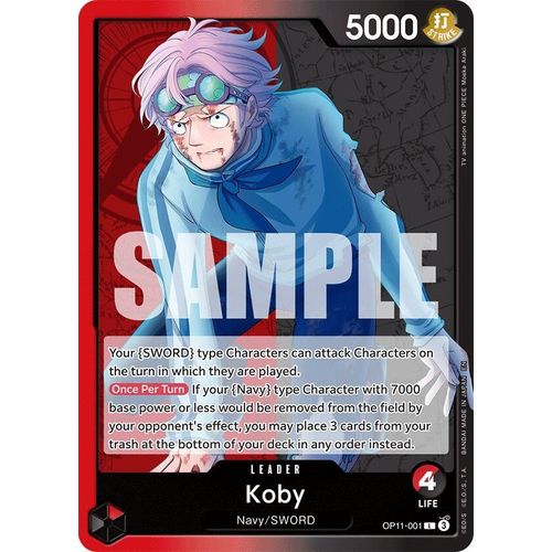 Koby (001) (OP11 - 001) [A Fist of Divine Speed] - PokéBox Australia
