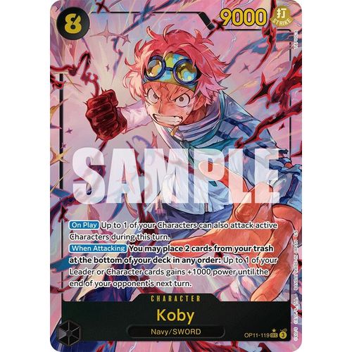 Koby (119) (Alternate Art) (OP11 - 119) [A Fist of Divine Speed] - PokéBox Australia