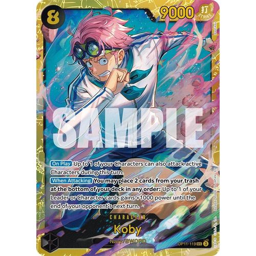 Koby (119) (OP11 - 119) [A Fist of Divine Speed] - PokéBox Australia