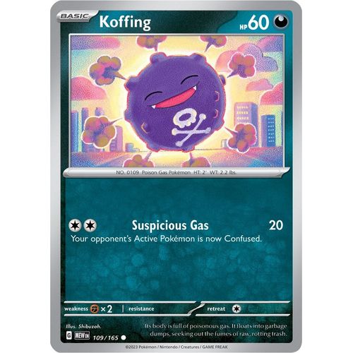 Koffing (109/165) [SV: Scarlet & Violet 151] - PokéBox Australia