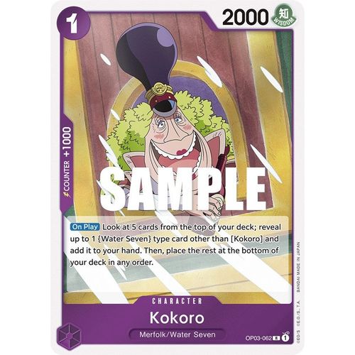 Kokoro (OP03 - 062) [Pillars of Strength] - PokéBox Australia