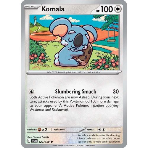 Komala (129/159) (SV09: Journey Together) - PokéBox Australia