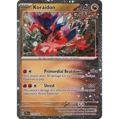 Koraidon - 119/162 (Cosmos Holo) (119/162) (Miscellaneous Cards & Products) (MCAP) - PokéBox Australia
