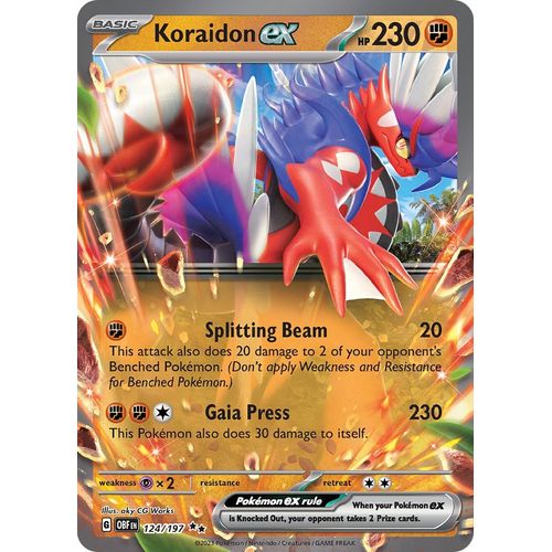 Koraidon ex (124/197) [SV03: Obsidian Flames] - PokéBox Australia