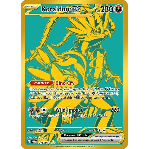 Koraidon ex (245/091) [SV: Paldean Fates] - PokéBox Australia