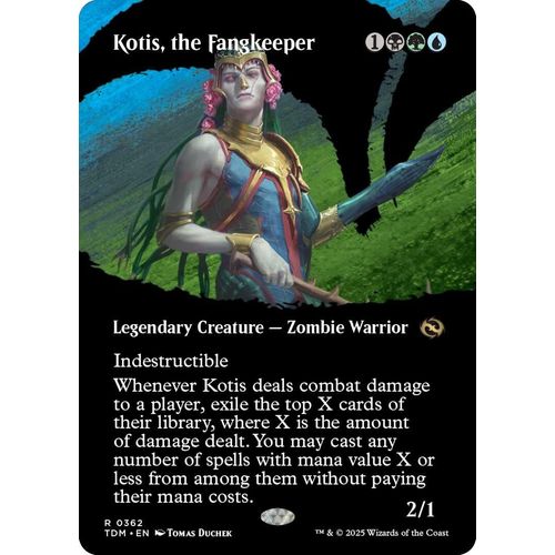 Kotis, the Fangkeeper (Borderless) (362) (Tarkir: Dragonstorm) - PokéBox Australia