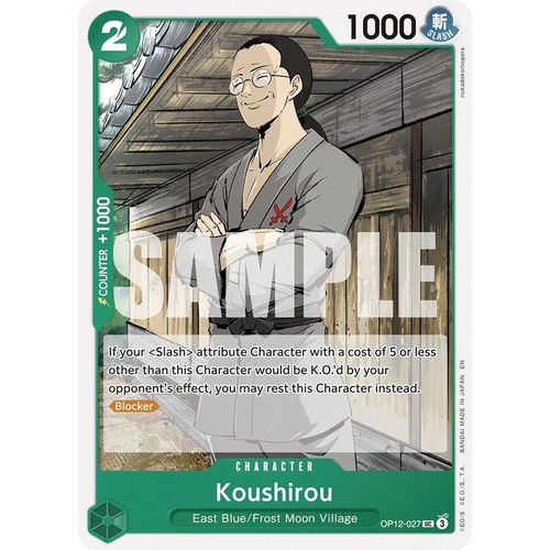 Koushirou (OP12 - 027) (Legacy of the Master) - PokéBox Australia