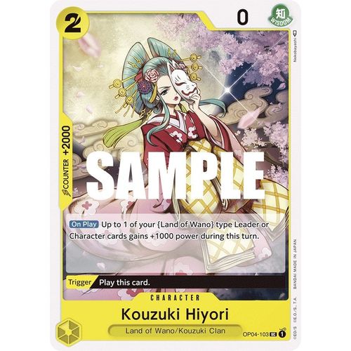 Kouzuki Hiyori (OP04 - 103) [Kingdoms of Intrigue] - PokéBox Australia