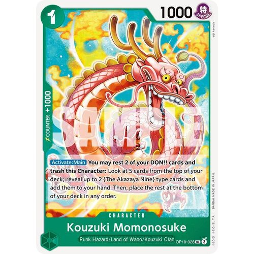 Kouzuki Momonosuke (028) (OP10 - 028) [Royal Blood] - PokéBox Australia