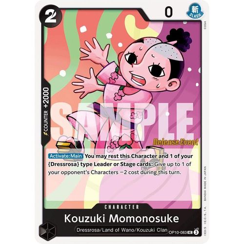 Kouzuki Momonosuke (083) (OP10 - 083) [Royal Blood Release Event Cards] - PokéBox Australia