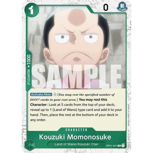 Kouzuki Momonosuke (Jolly Roger Foil) (OP01 - 041) [Premium Booster - The Best - ] - PokéBox Australia