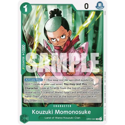 Kouzuki Momonosuke (Tournament Pack Vol. 7) (OP01 - 041) [One Piece Promotion Cards] - PokéBox Australia