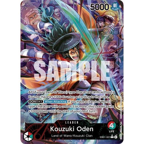 Kouzuki Oden (Alternate Art) (EB01 - 001) [Extra Booster: Memorial Collection] - PokéBox Australia