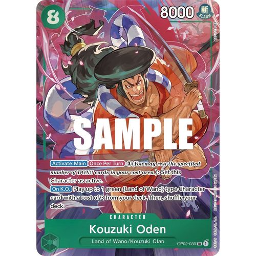 Kouzuki Oden (Alternate Art) (OP02 - 030) [Paramount War] - PokéBox Australia